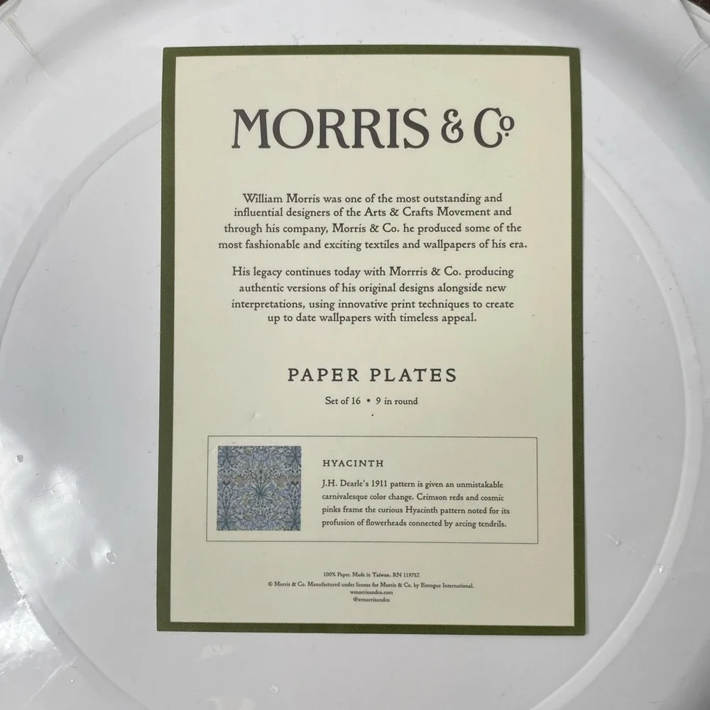 Morris & Co. dearle 32 sealed