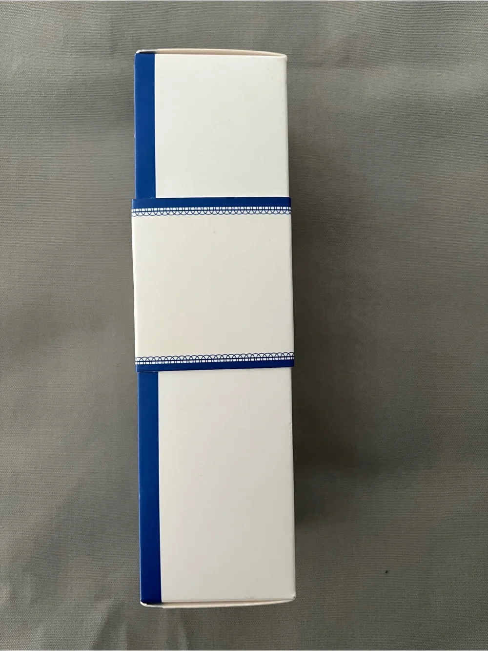 Williams-Sonoma Blue Banded Porcelain Napkin Rings - Set of 4