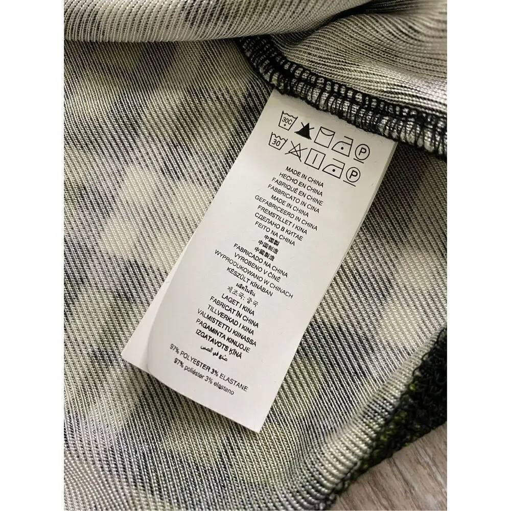 Michael Kors Plaid Green Long Sleeve Shirt Sz  S