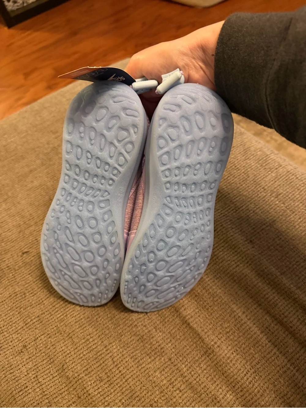 Speedo Lavender Slip-On Knit Sneakers for Women