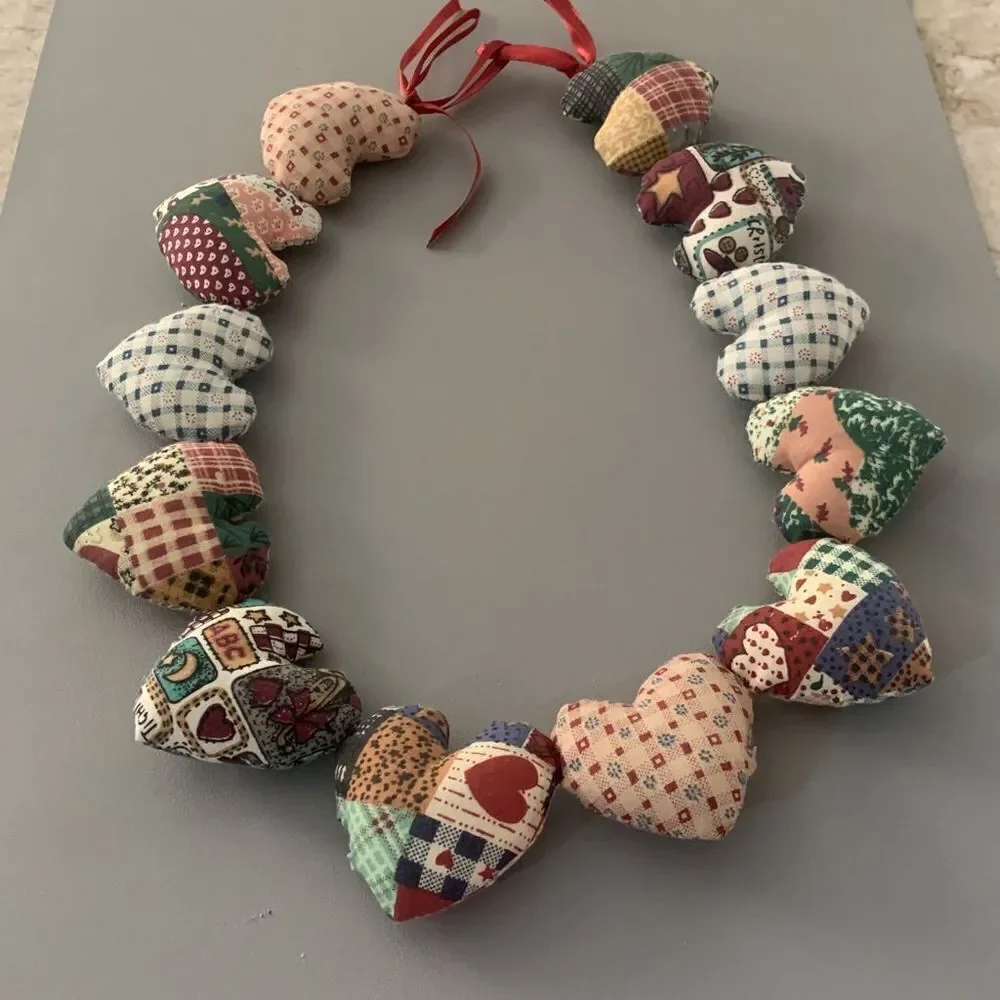 Puffed Heart Garland