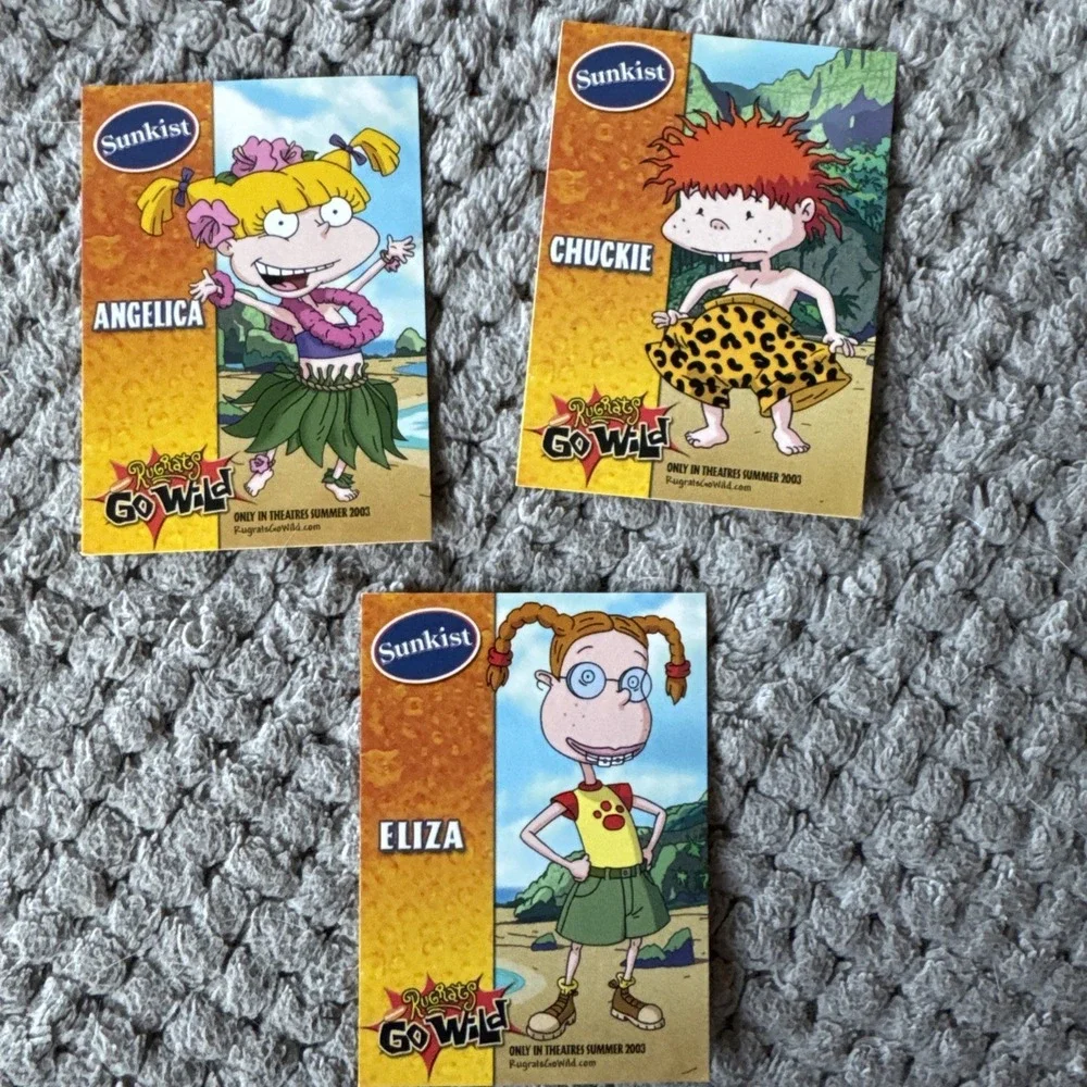 2003 Sunkist Rugrats Go Wild Movie  Chuckle, Angelica, Eliza (Not Sealed)