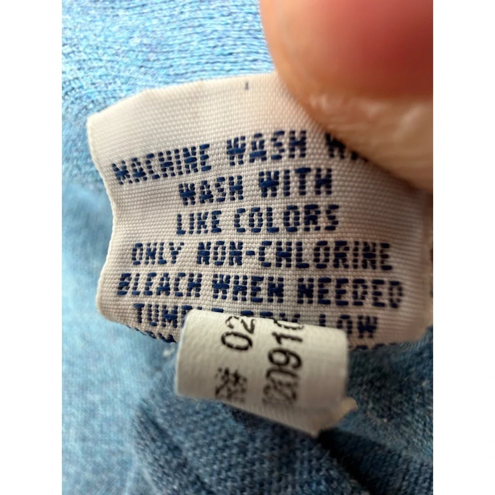 Polo Ralph Lauren Mens Large Blue Heathered Cotton Classic Fit Short Sleeve Polo
