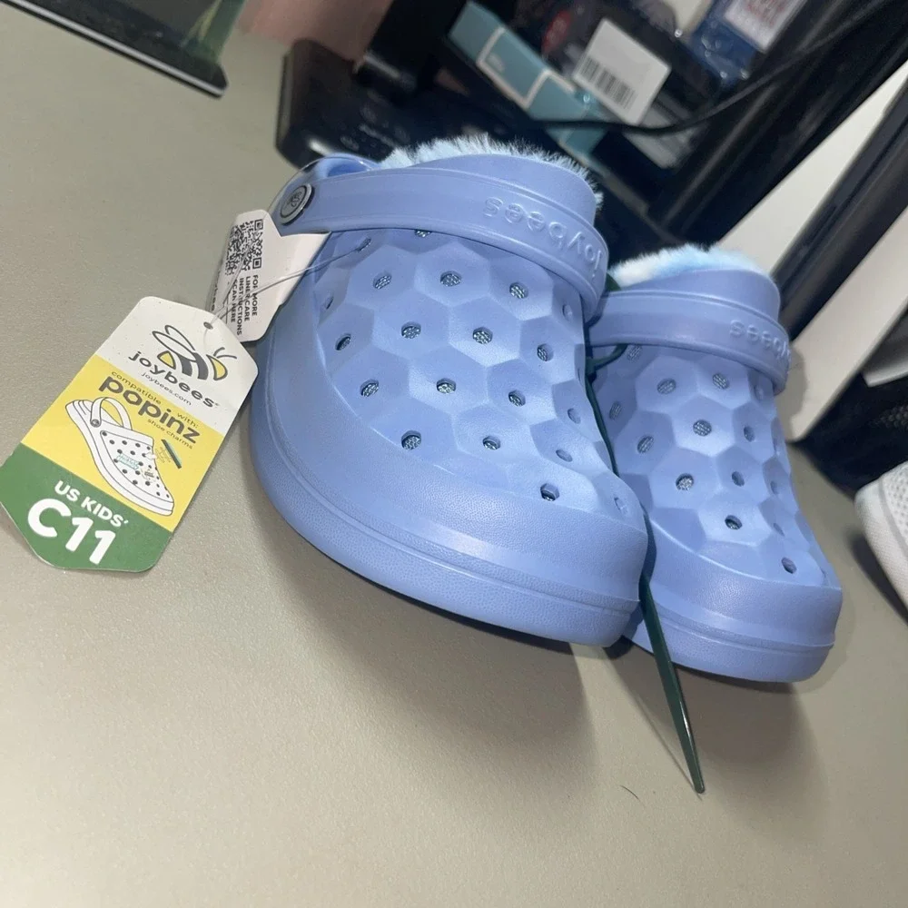 Joybees Clogs Size C11 Kids Outdoor Varsity Lined 0218