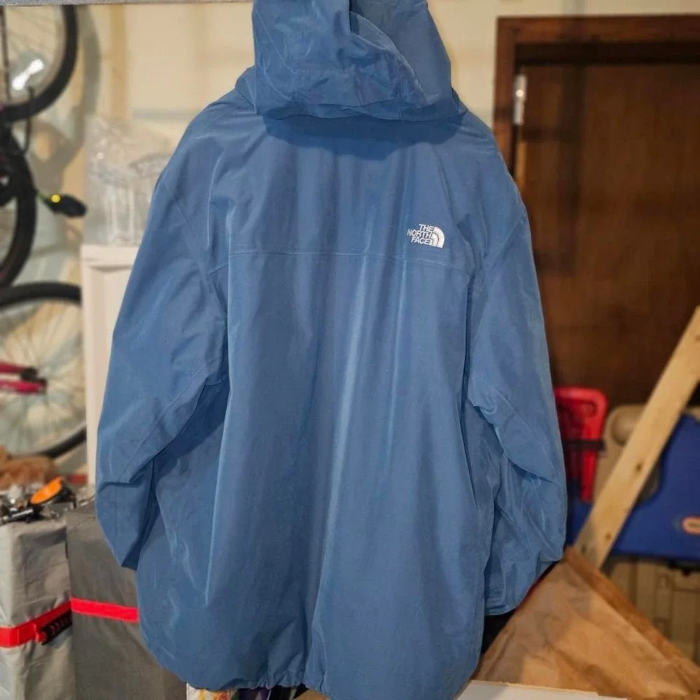 The North Face 3-in-1 Triclimate Jacket‎ Mens XXL Blue Excellent Hooded Fleece