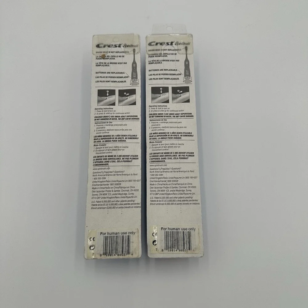 Crest lot toothbrush