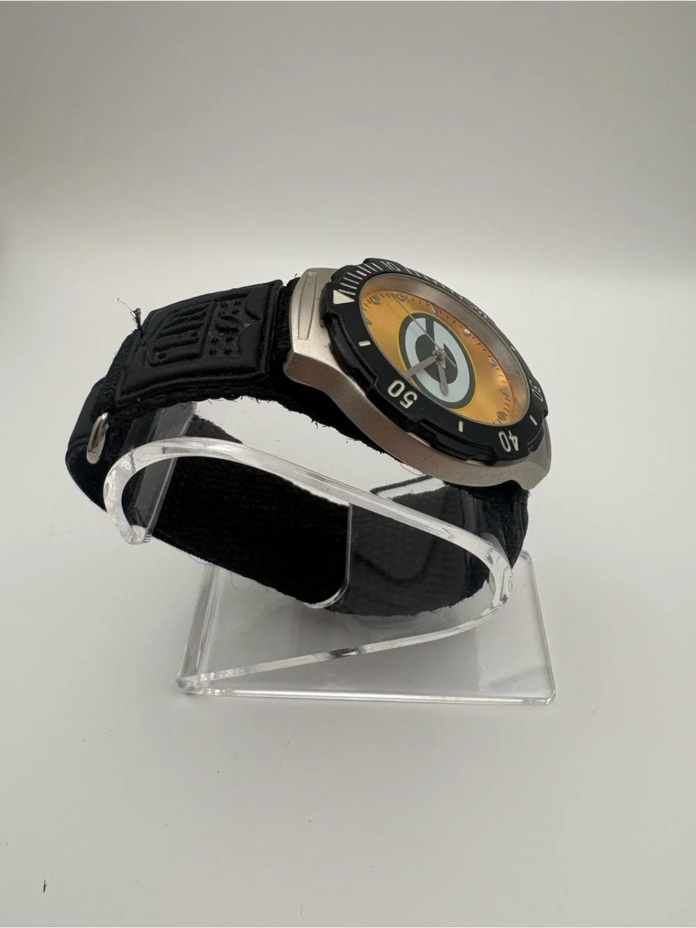 Game Time Agent Series NFL Green Bay Packers Watch NFL Velcro Strap New Battery
