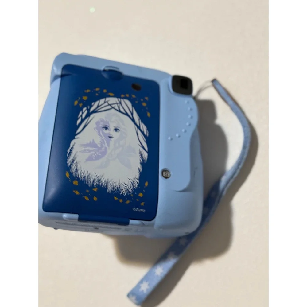 Fujifilm Instax Mini 9 Disney Frozen 2 Elsa Anna Instant Camera Ice Blue