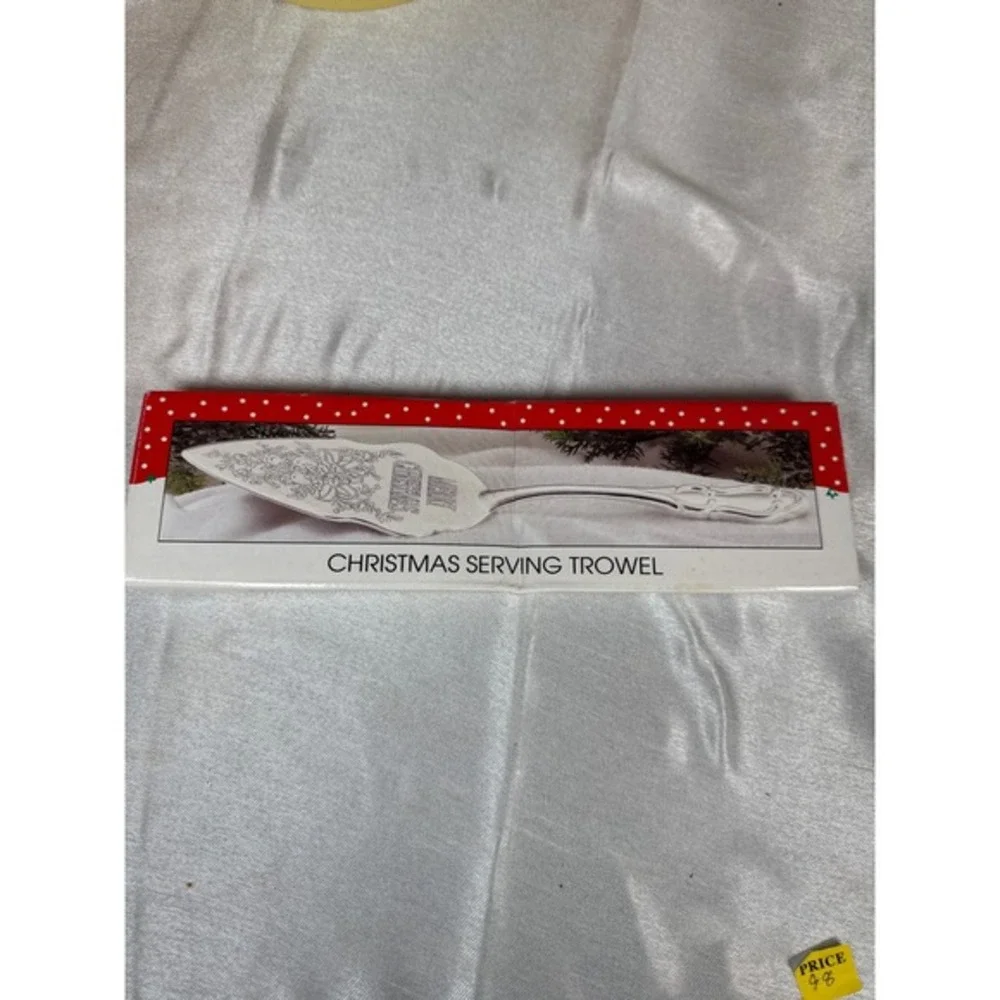 International Silver Merry Christmas Serving Trowel‎ Spatula in Box