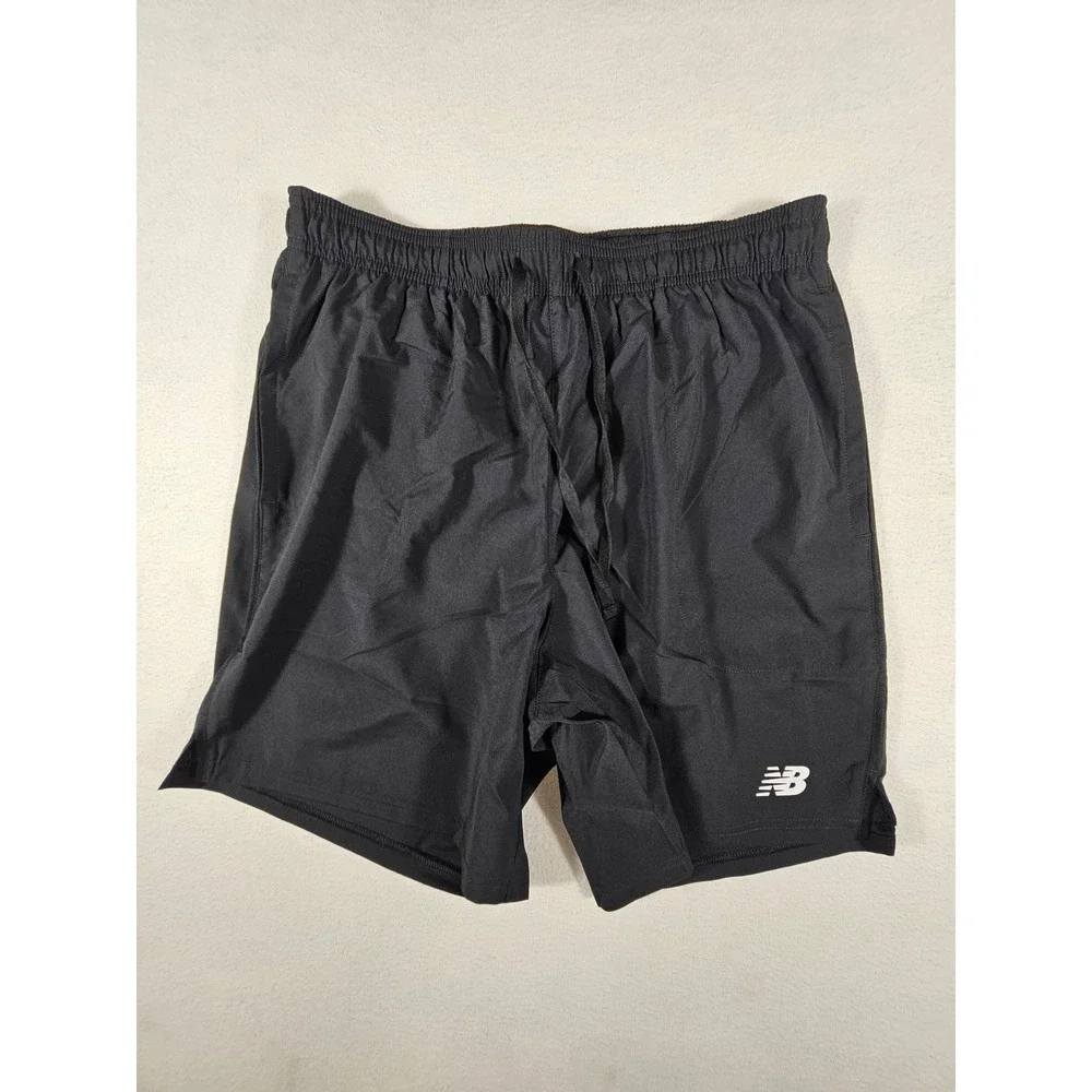 New Balance Mens Sport Short 7 Inch Black Running Training MS51902 Size Medium
