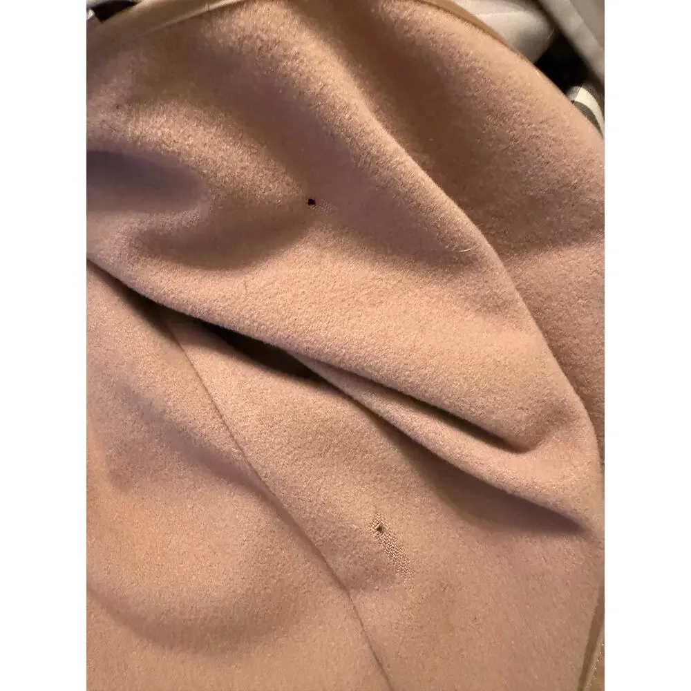 Burberry Trench Coat Mens 46 Regular Tan Nova Check Lining Removable Wool Liner