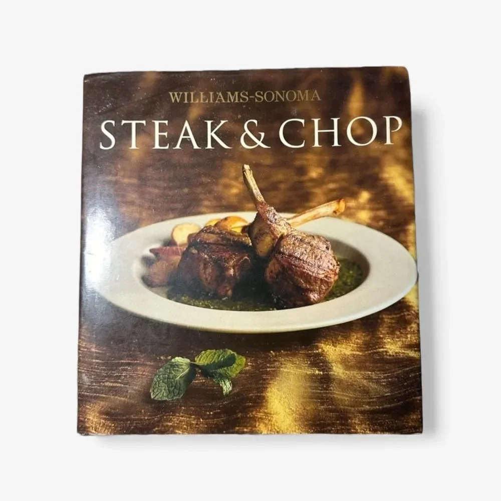 Williams Sonoma Steak & Chop Dessert Cookbook Set Gourmet Recipe Kitchen