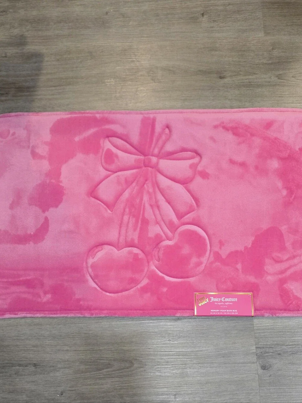Juicy Couture plush bath