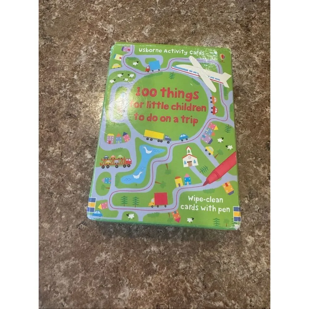 100 things for little children to do on a trip dry erase cards reusable