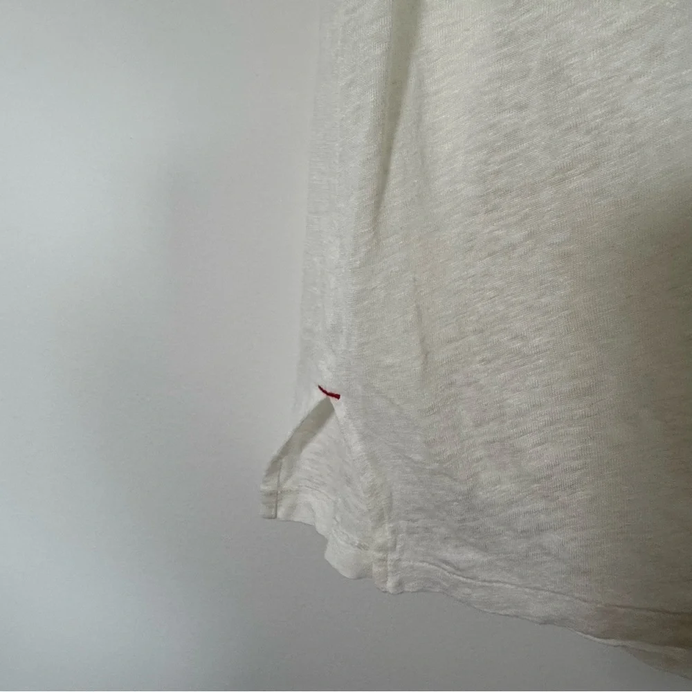 Uniqlo x Ines De La Fressange 100% Linen Sleeveless Tank Top Cover Up Size M