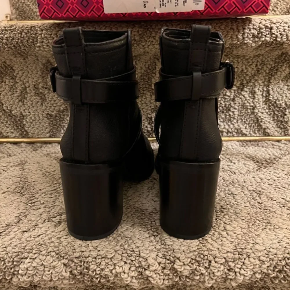 Tory Burch detailing styling boots