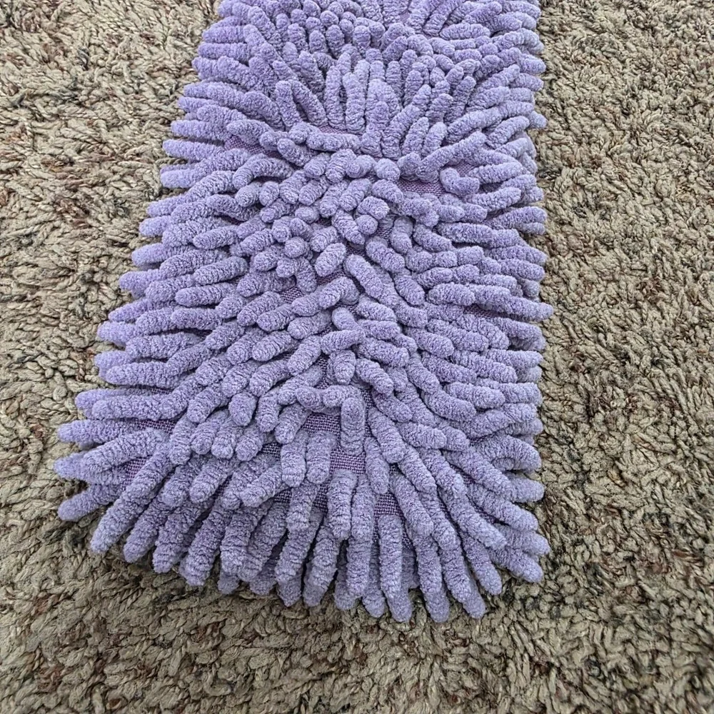 Norwex Chenille Hand Towel Hanging Eggplant Purple Microfiber BacLock New