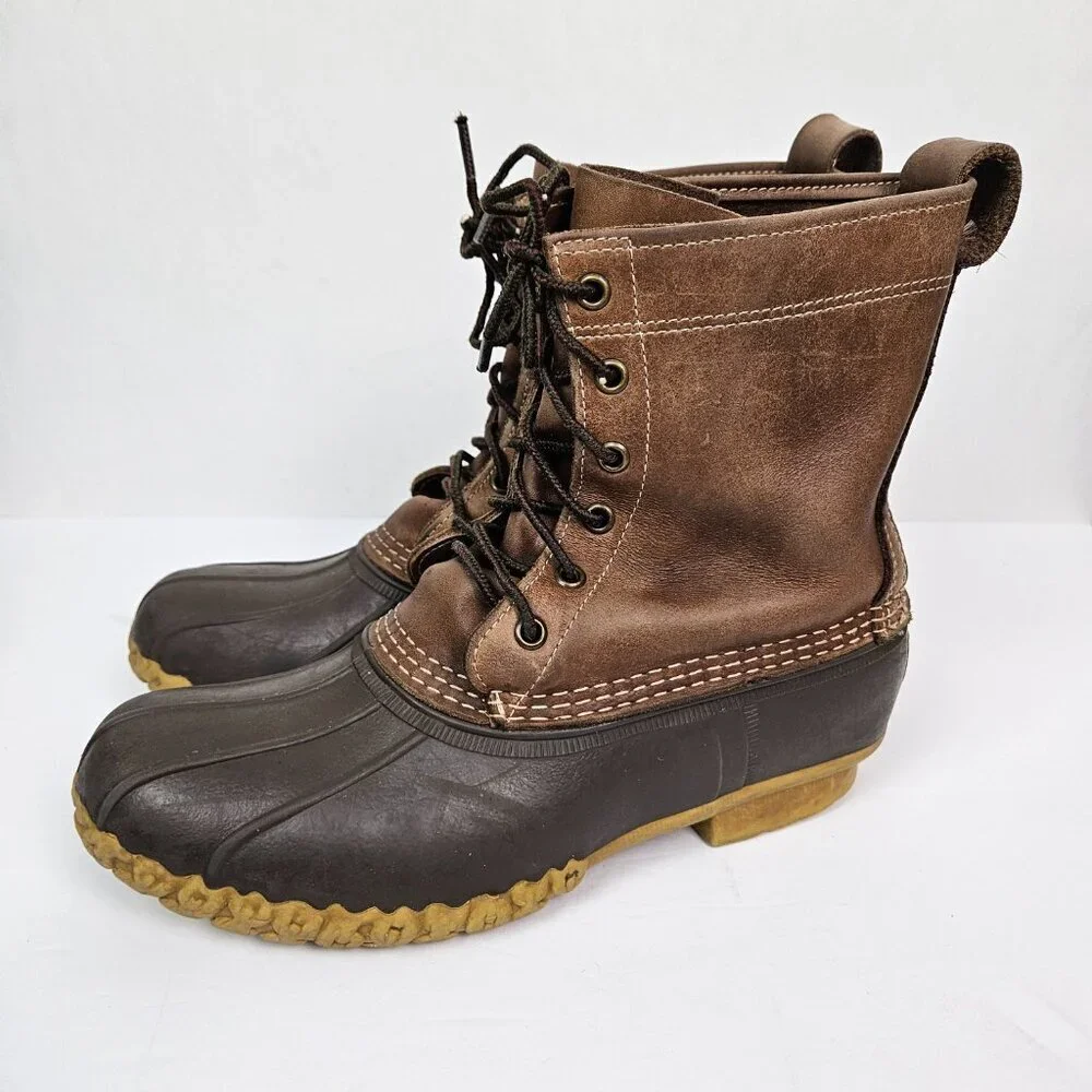 L.L. Bean duck bottom brown