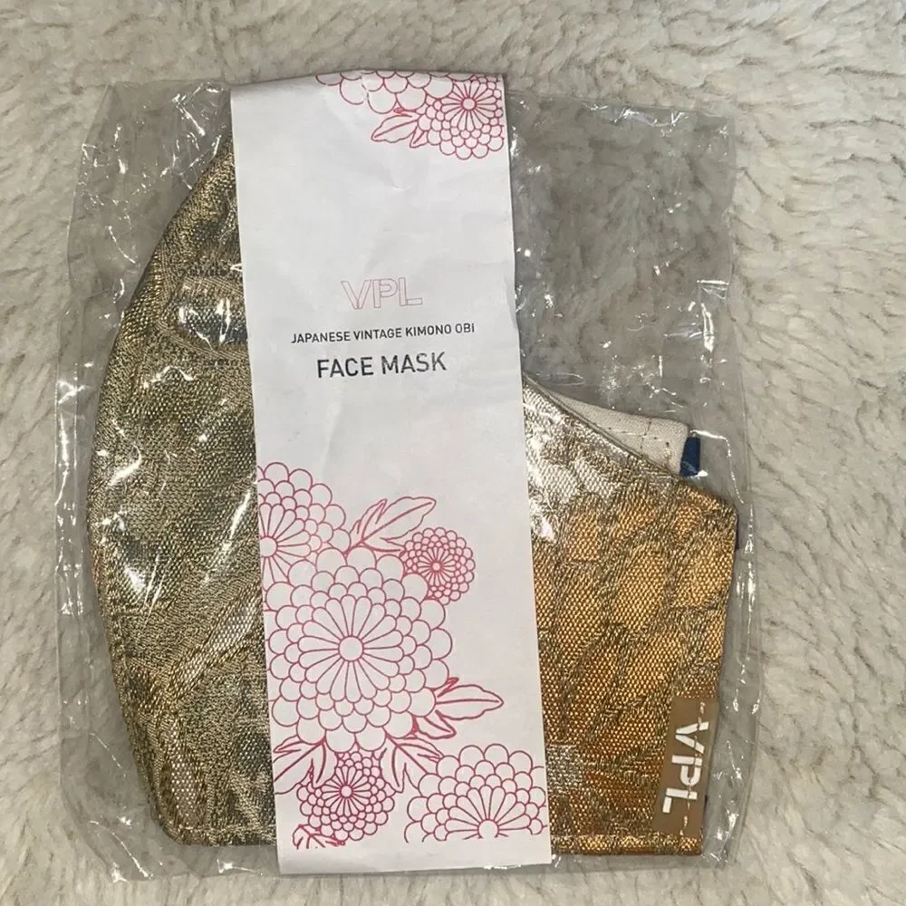 VPL for Athleta Japanese Vintage Kimono Face Mask!