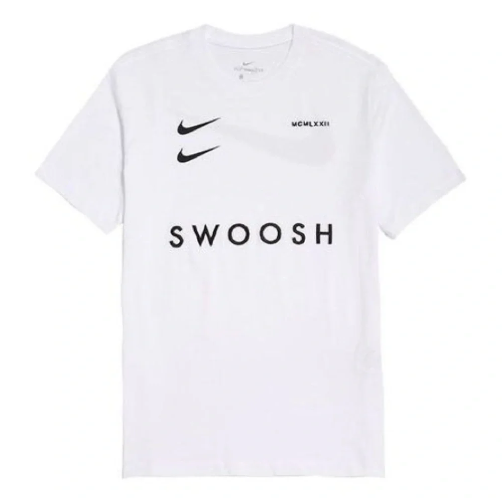 Nike swoosh white pit