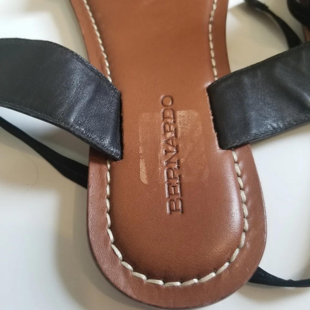 Bernardo tie stitching wide