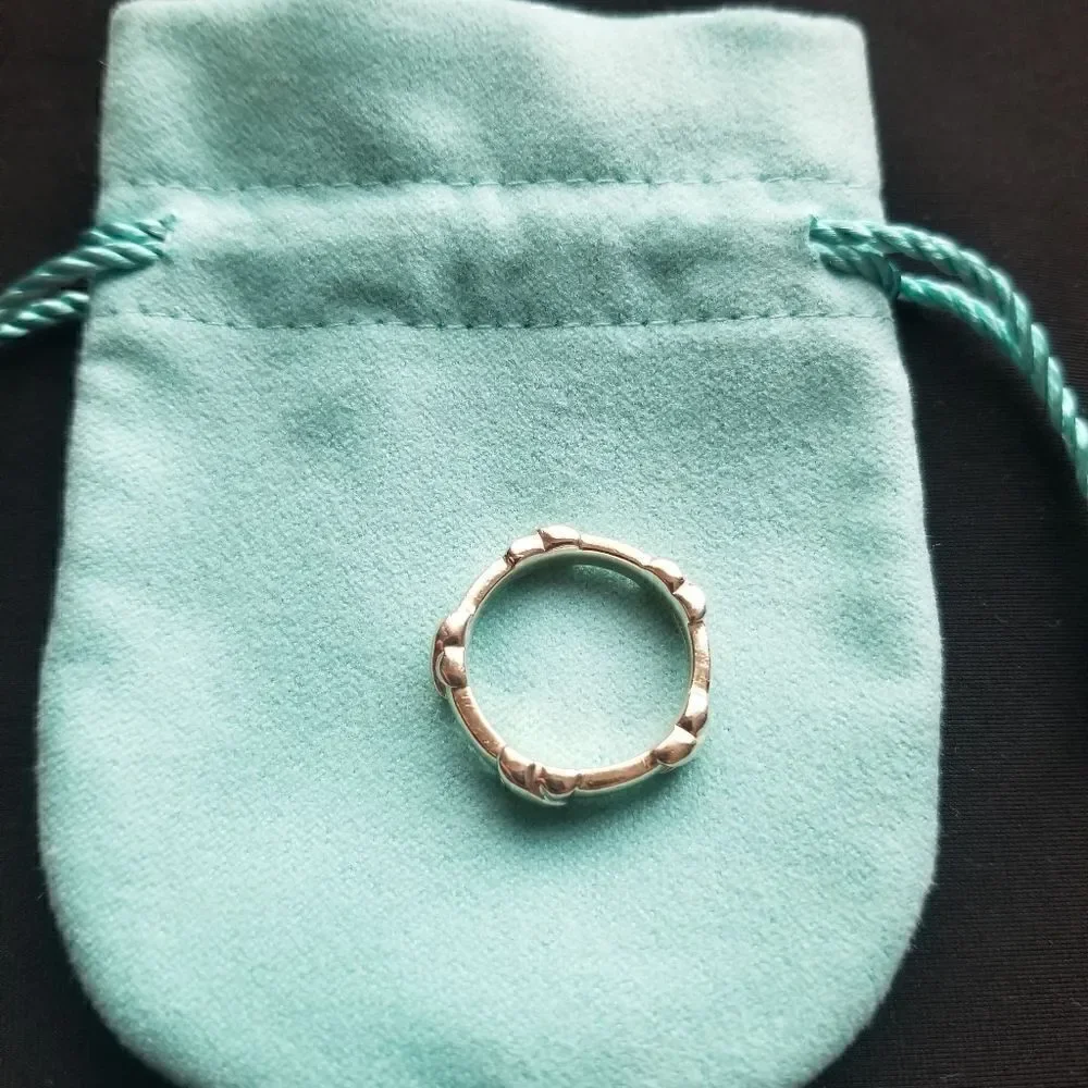 Tiffany & Co. Silver Kiss Ring