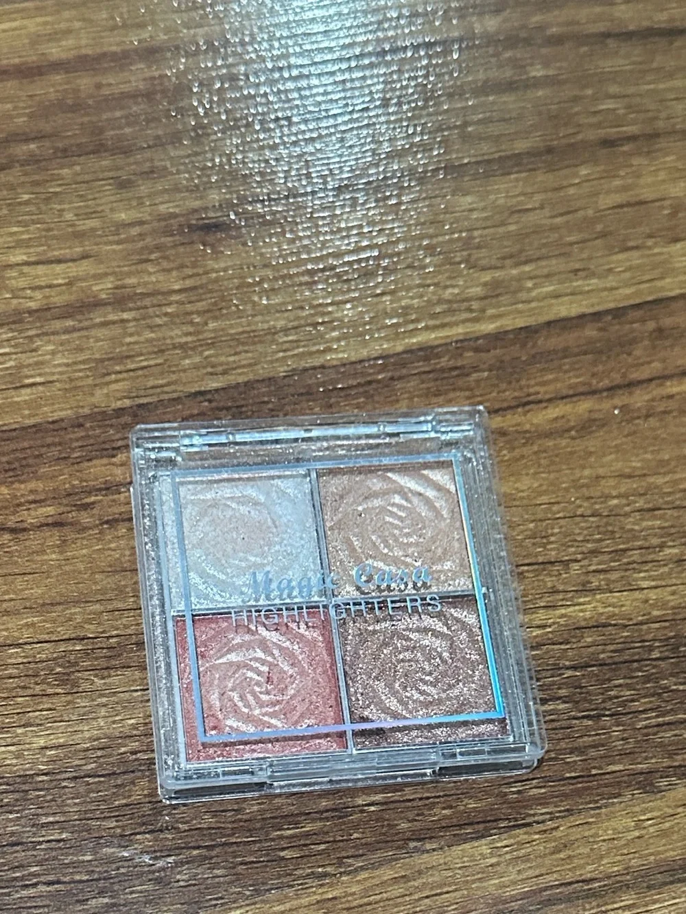 Magic Casa Eyeshadow Highlighter Contour Palette w/ Diamond Highlight Powder