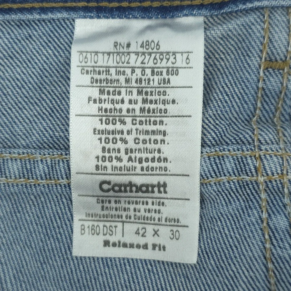 Carhartt blue jeans