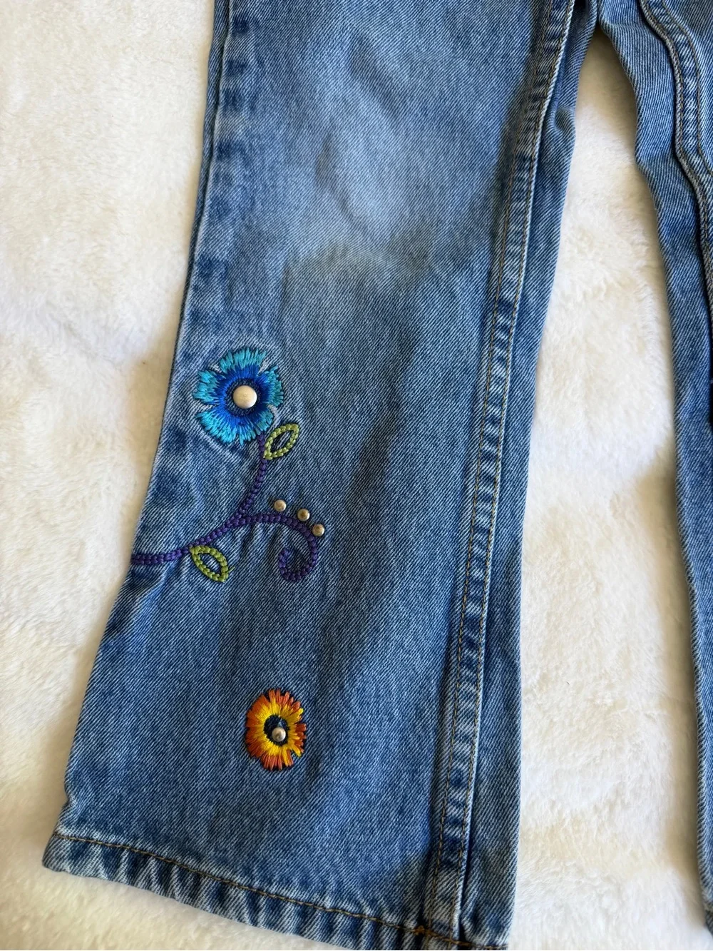 Jordache Vintage Embroidered Jeans Girl’s Size 6