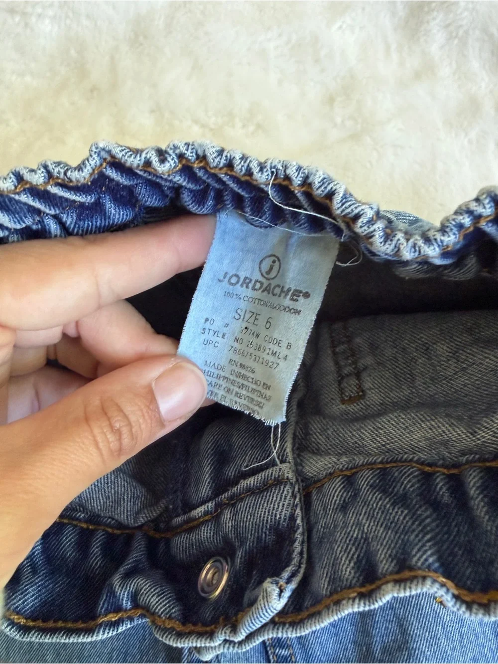Jordache Vintage Embroidered Jeans Girl’s Size 6