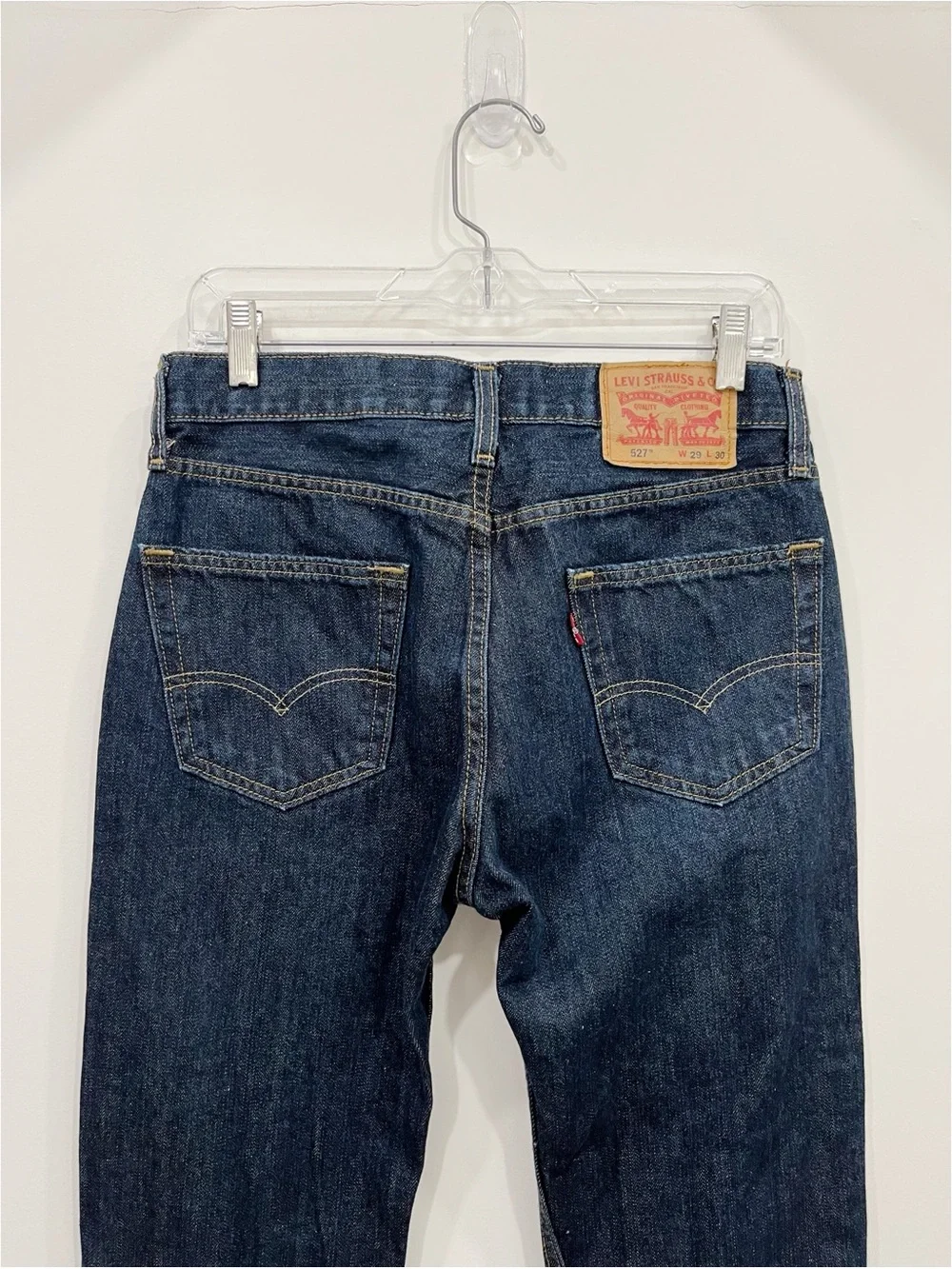 Levi’s 527 Slim Bootcut Jeans Men’s 29x30 Dark Wash Denim Western Cowboy
