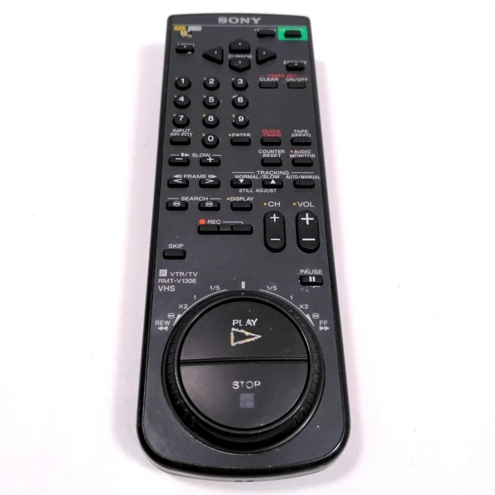 1993 Sony RMT-V130E Remote Control SLV-700HF 4-Head Hi-Fi Stereo VHS VCR OEM