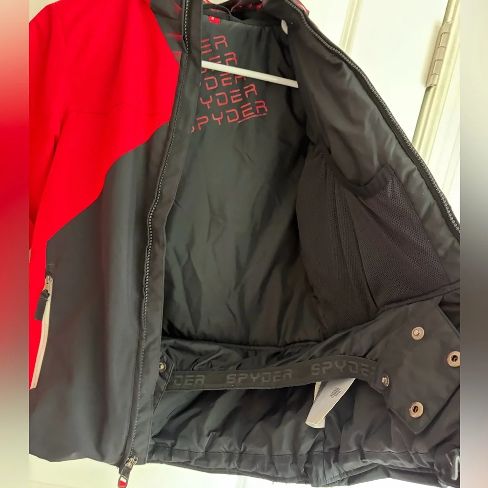 Spyder hooded red euc