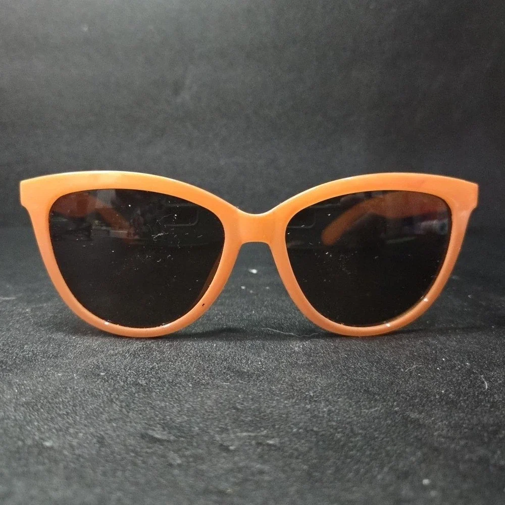 Peach Orange Cat Eye Sunglasses, Retro Vintage Style Tinted Lenses, Women's