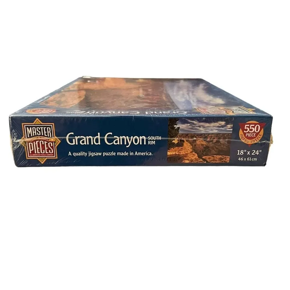 Master Pieces Jigsaw Puzzles Grand Canyon South Rim 550 Piece‎ 18”x24” 60411 NEW