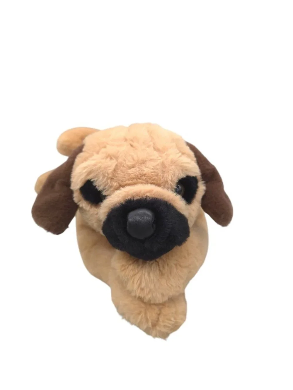 FAO Schwarz Adopt-A-Pet Kids Toy Plush Dog 2022 Puggle Tan Brown Black 20