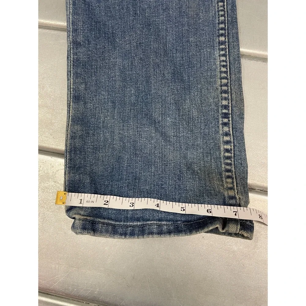 Levis 514 Slim Straight Jeans‎ Mens 31x32 Blue Medium Wash Denim Faded