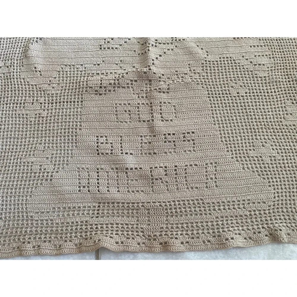 Handmade tan material piece