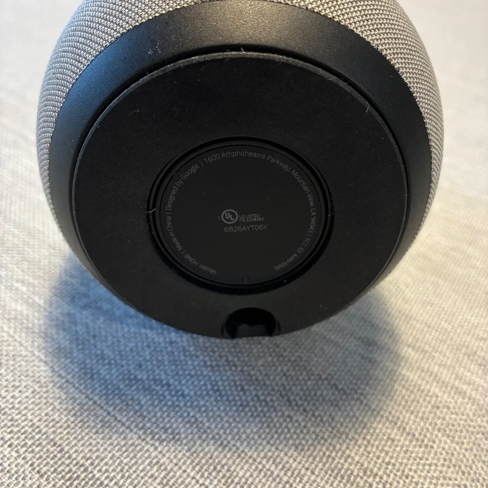 Google Home White Smart Speaker Voice Assistant Model HOME OS