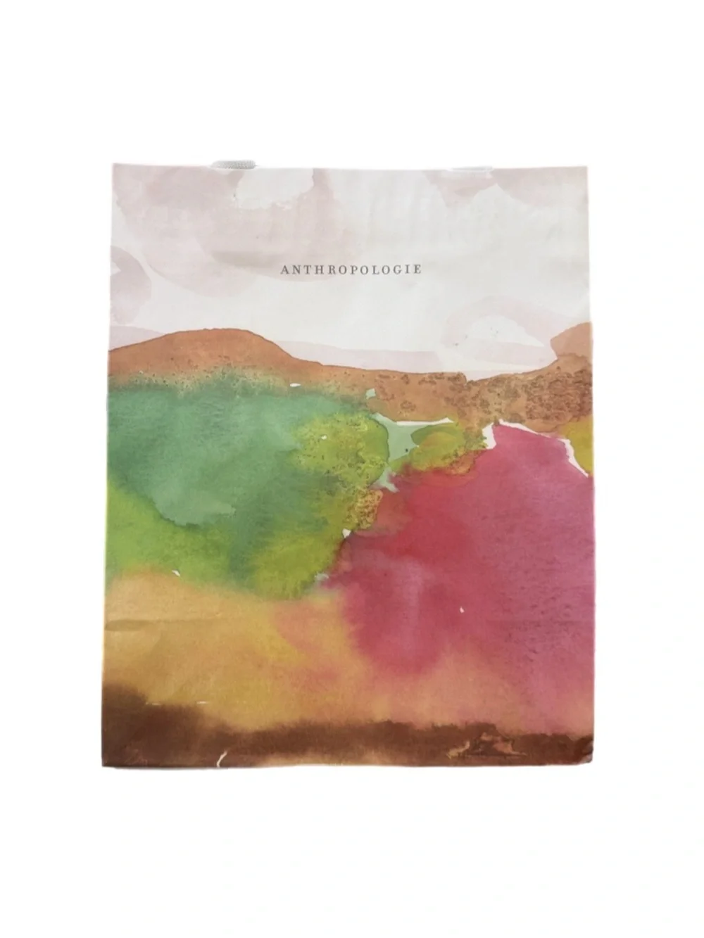 Anthropologie vibrant watercolor
