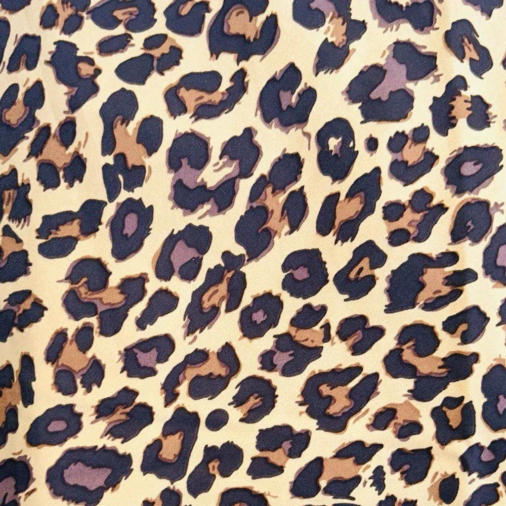 🆕🫎 Abercrombie Julia Slip Maxi Dress Leopard Small NWT