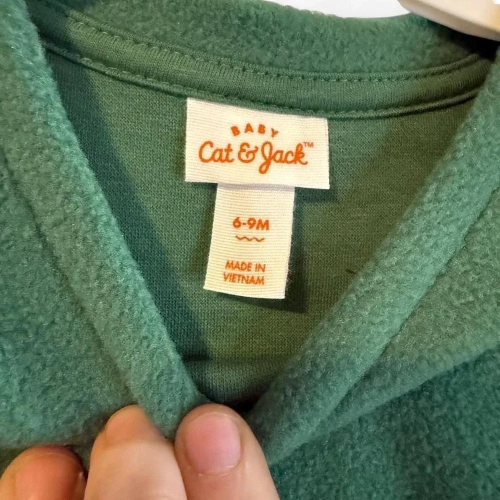 Baby Boys 2pc Green Fleece Sweatshirt‎ and Jogger Set 6-9 months