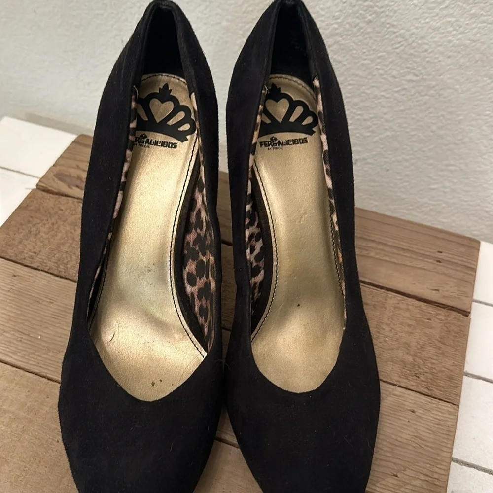 Fergalicious by Fergie Black Heels women’s size 8