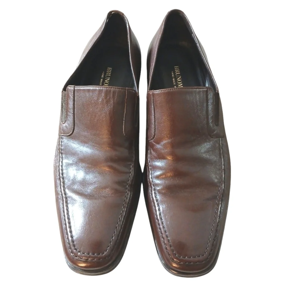 Bruno Magli Men’s Raging Dark Brown Dress Shoes size 10