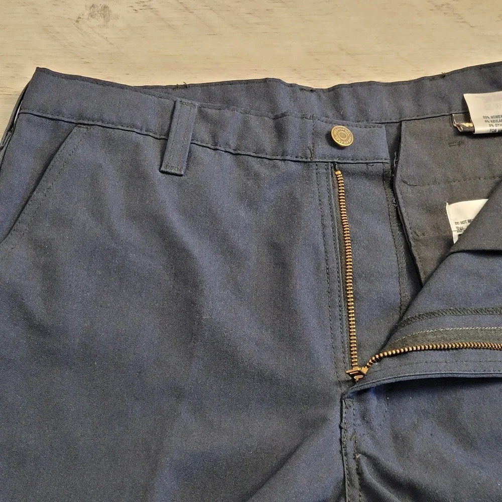 🔥Workrite FR Nomex 2112 Flame‑Resistant Pants Men's Navy 33×31 CAT 1 ATPV 7.0
