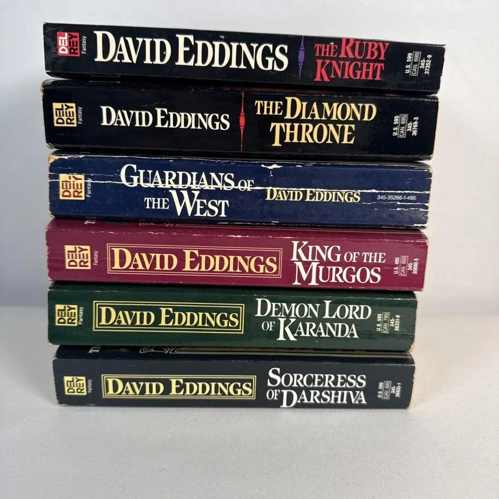 David Eddings The Malloreon Series #1-4 &‎ Elenium #1-2 Paperback Book Set