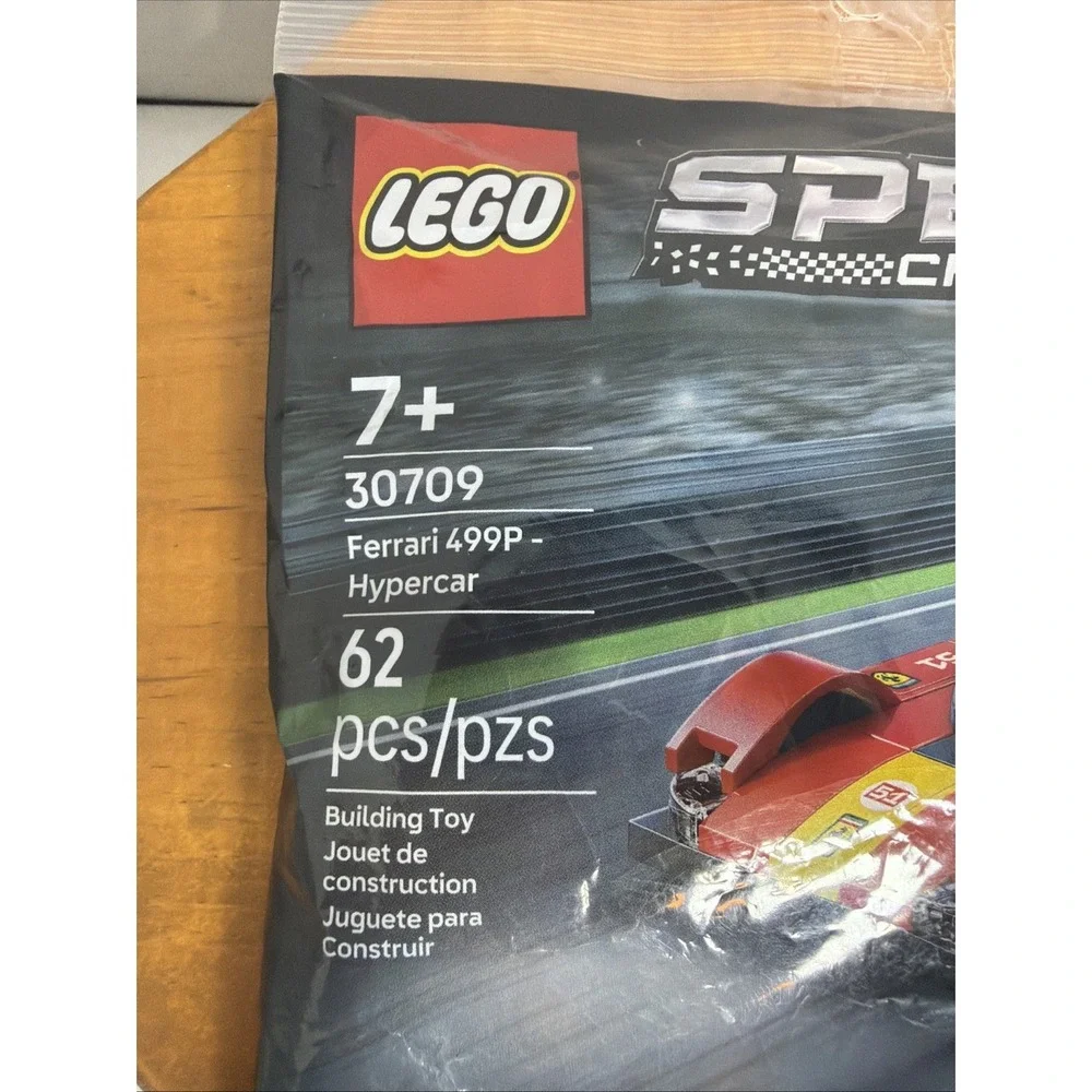 LEGO Speed Champions Ferrari 499P Hypercar‎ 30709 Paper Bag Set – Factory Sealed