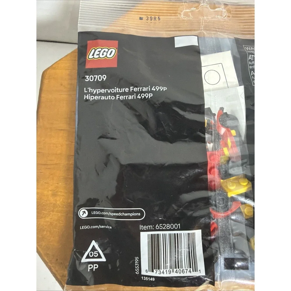 LEGO Speed Champions Ferrari 499P Hypercar‎ 30709 Paper Bag Set – Factory Sealed