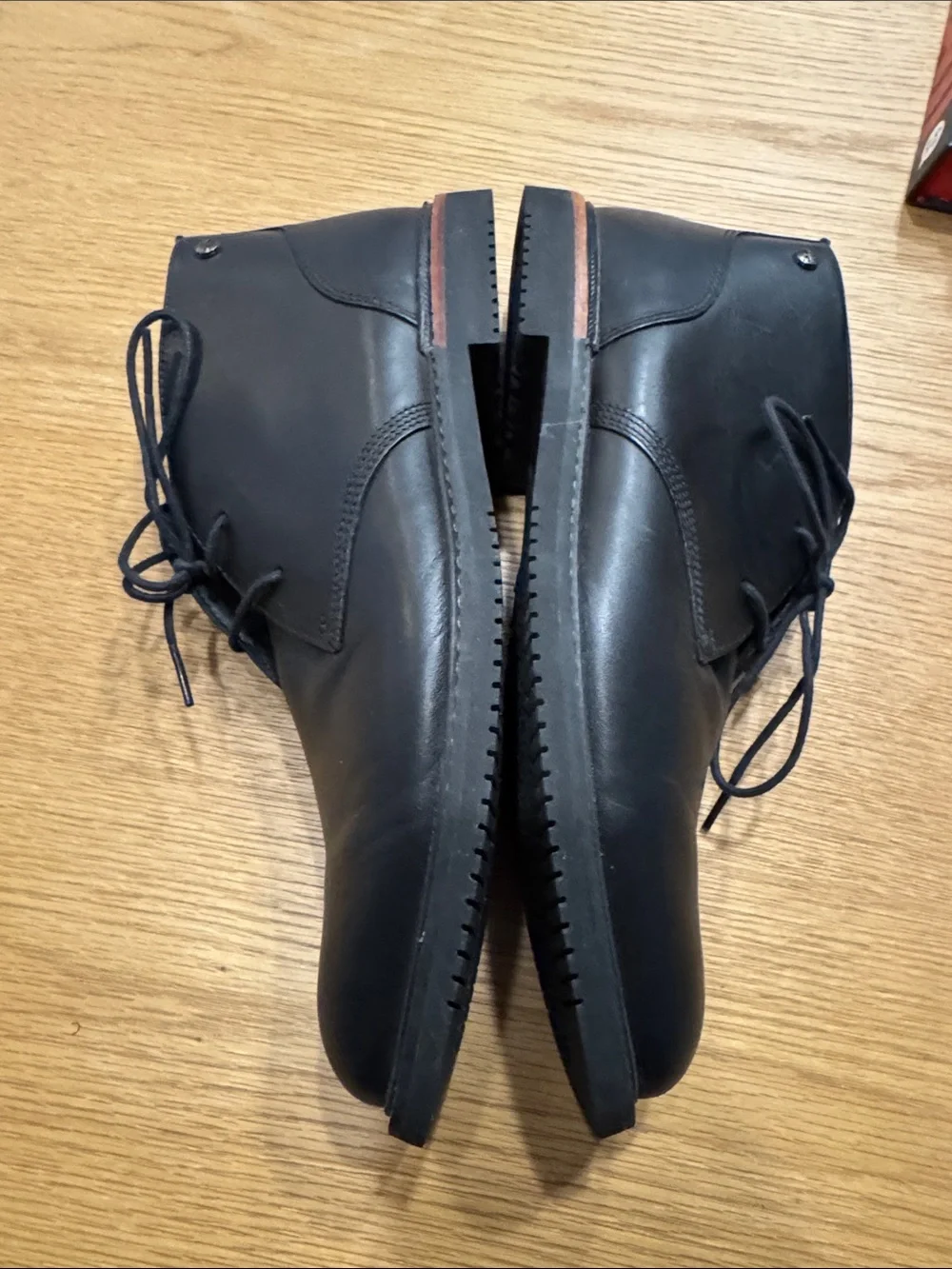 Timberland Black Leather Chukka Boots