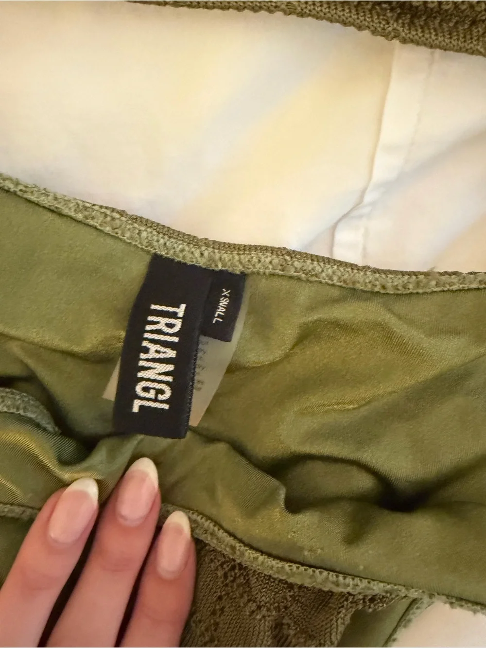 triangl swimwear triangl olive